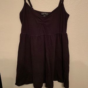 forever 21 black spaghetti strap dress